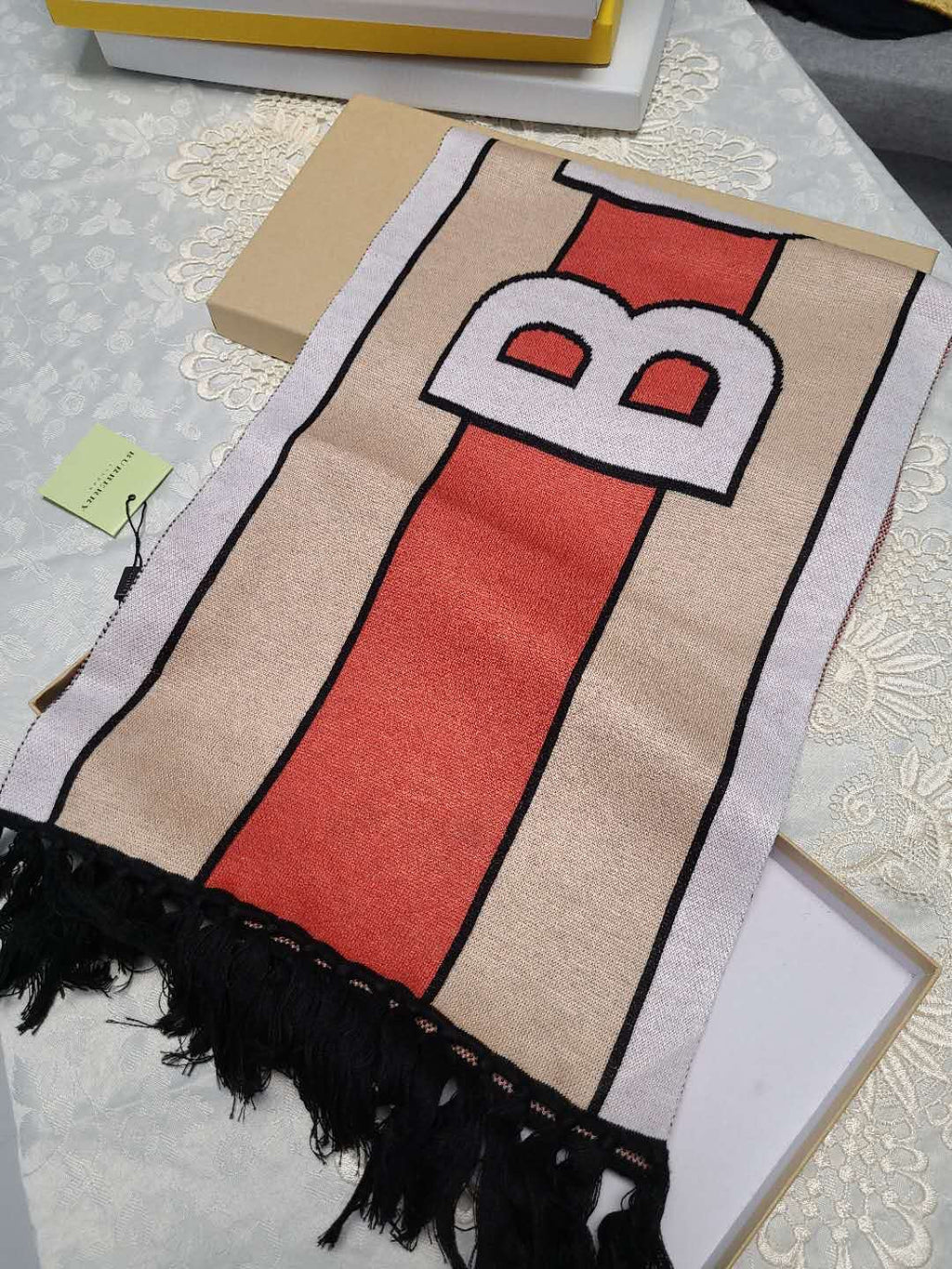 BBR SCARF 175 CM IN CASHMERE 484335