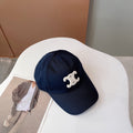 CELINE BASEBALL CAP IN DARK BLUE CANVAS