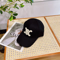 CELINE BASEBALL CAP MODEL 652274 IN BLACK FABRIC