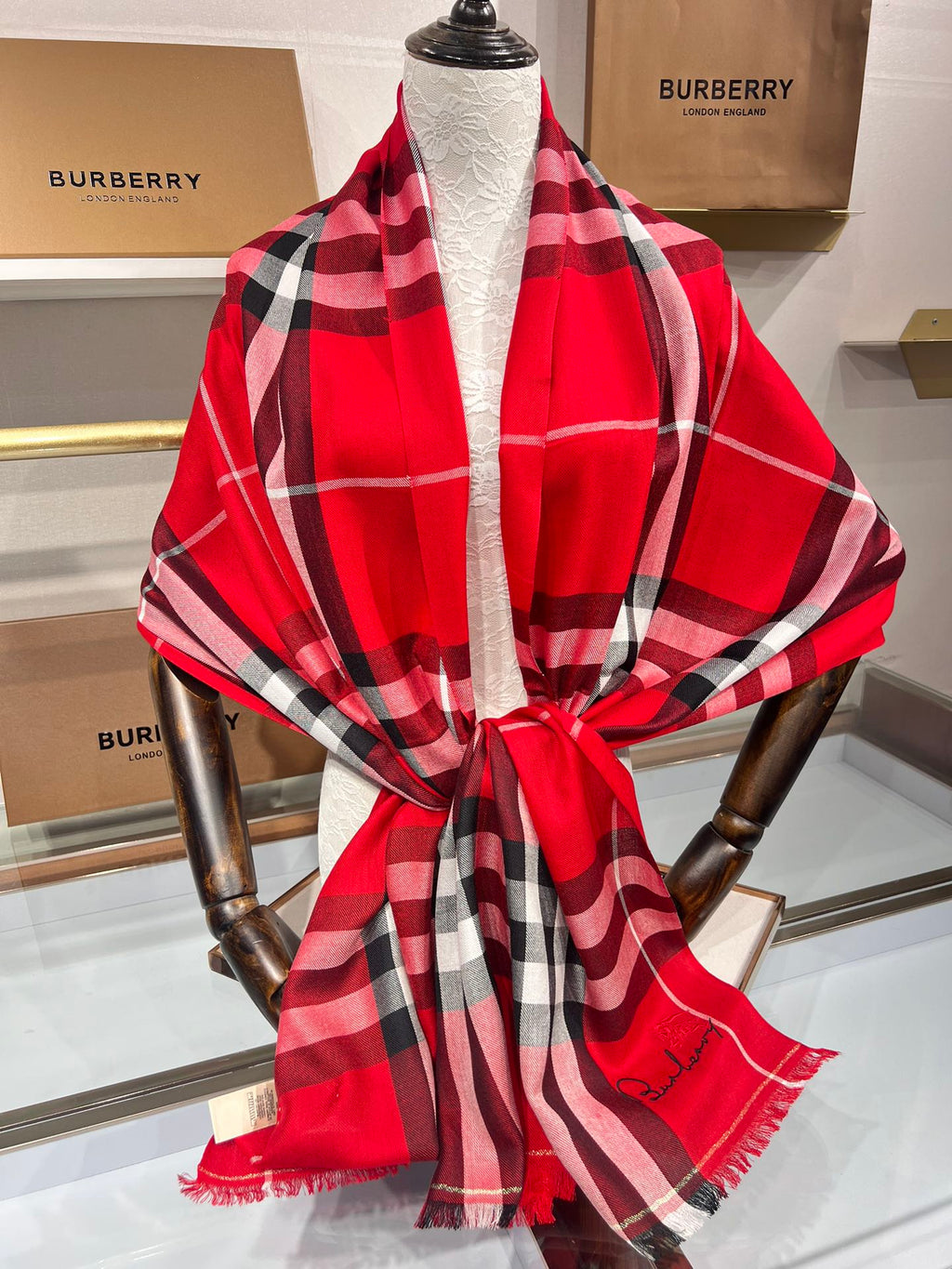 BBR SCARF 200 CM IN CASHMERE 490987