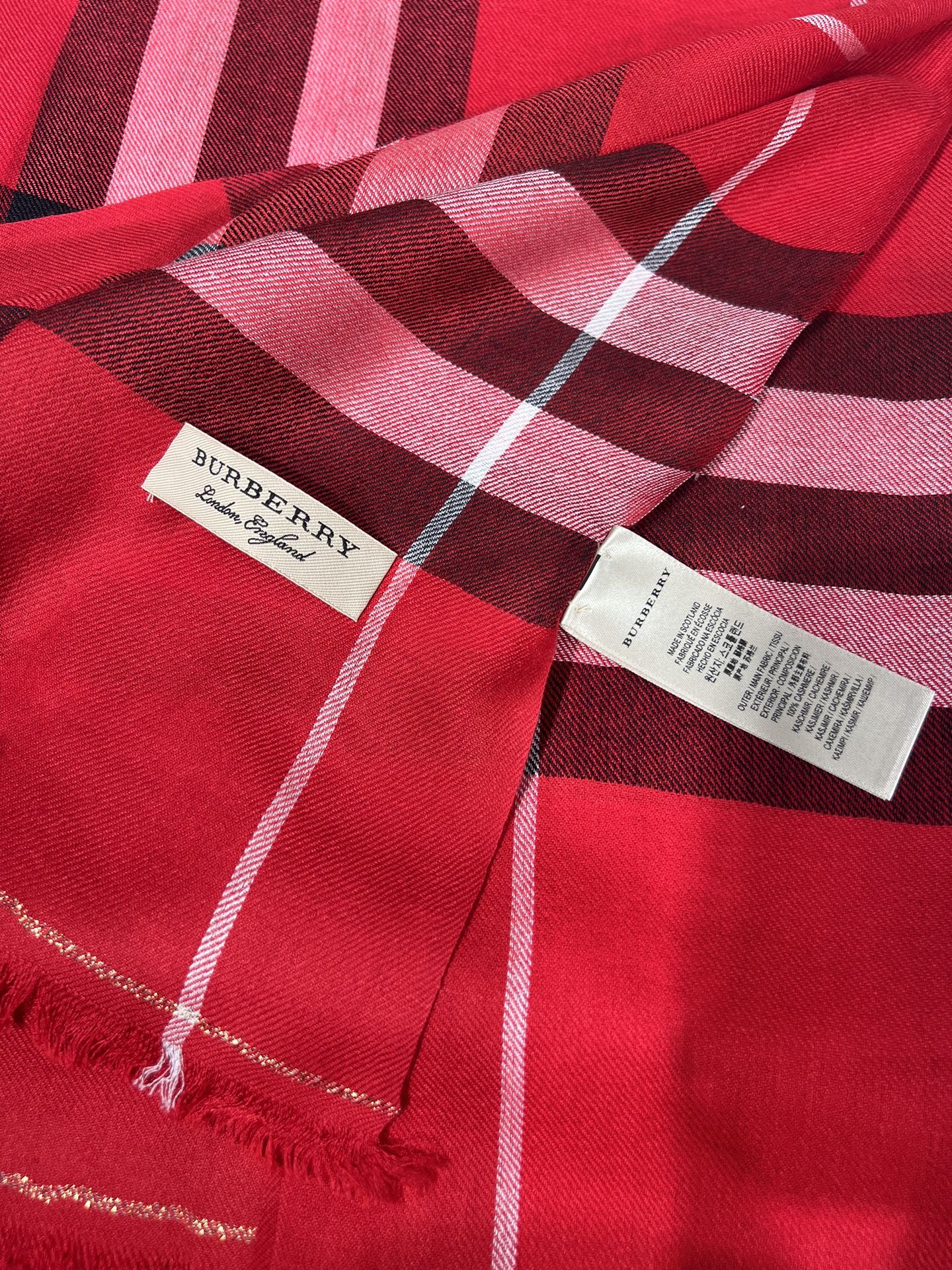 BBR SCARF 200 CM IN CASHMERE 490987
