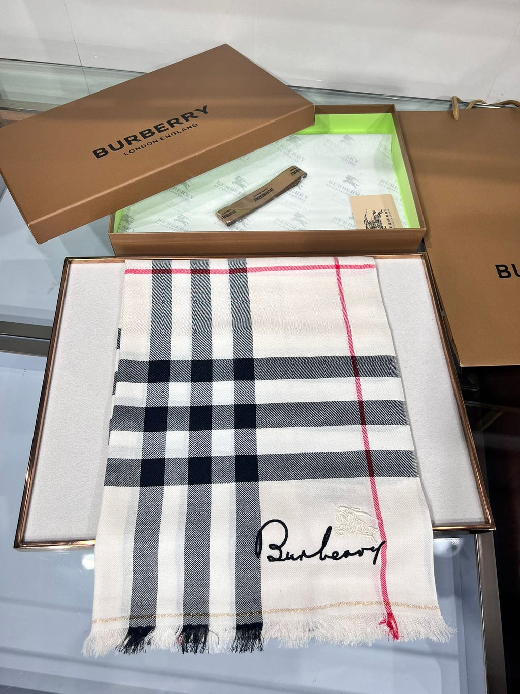 BBR SCARF 200 CM IN CASHMERE 490988
