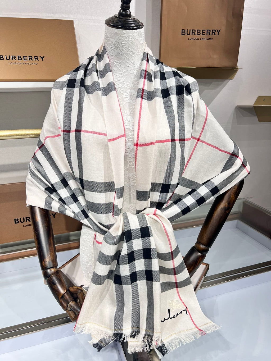 BBR SCARF 200 CM IN CASHMERE 490988