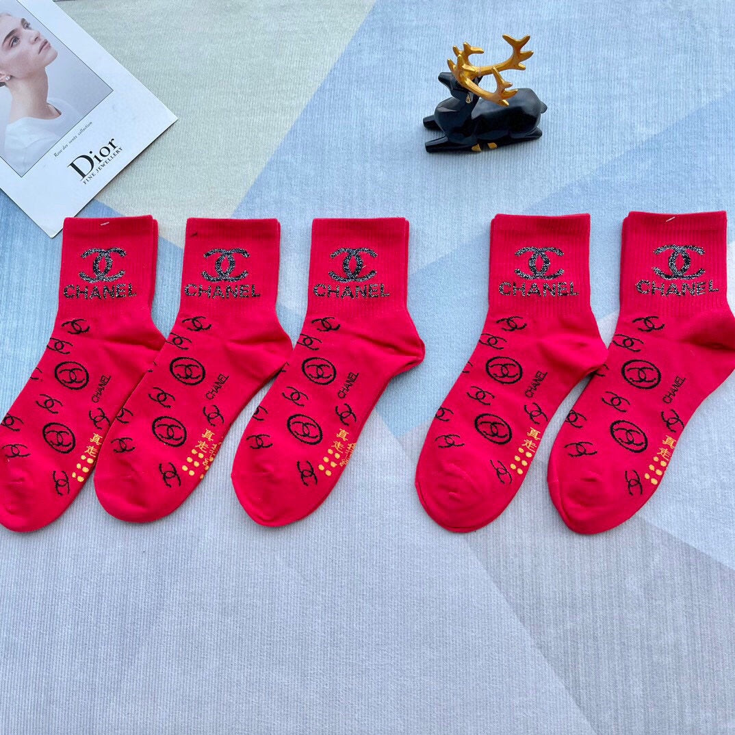 CHANEL LOW-CUT SOCKS 420749 (1 BOX )