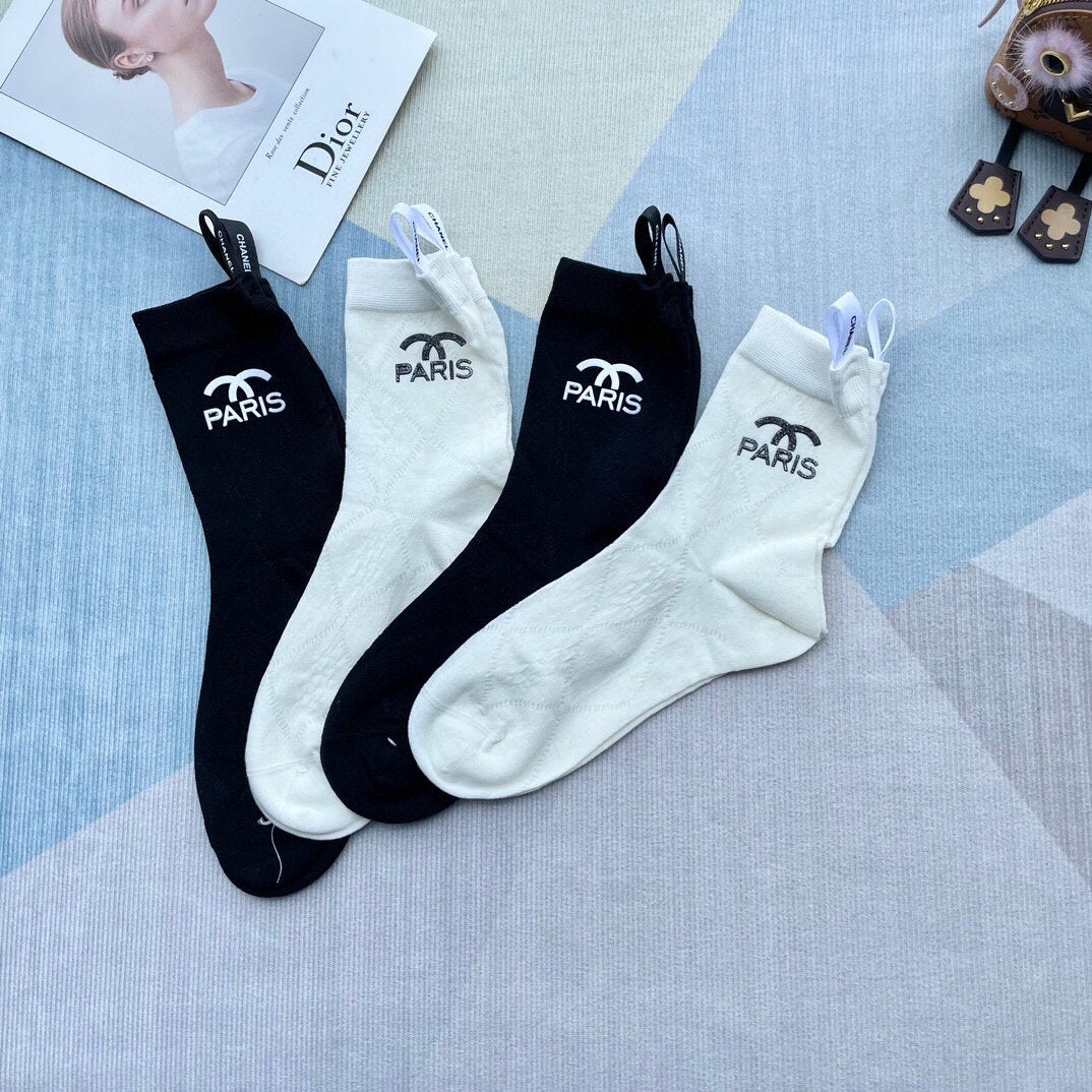 CHANEL LOW-CUT SOCKS 420750 (1 BOX )