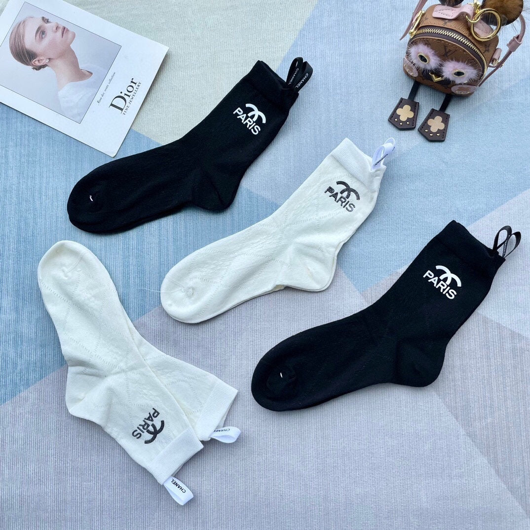CHANEL LOW-CUT SOCKS 420750 (1 BOX )