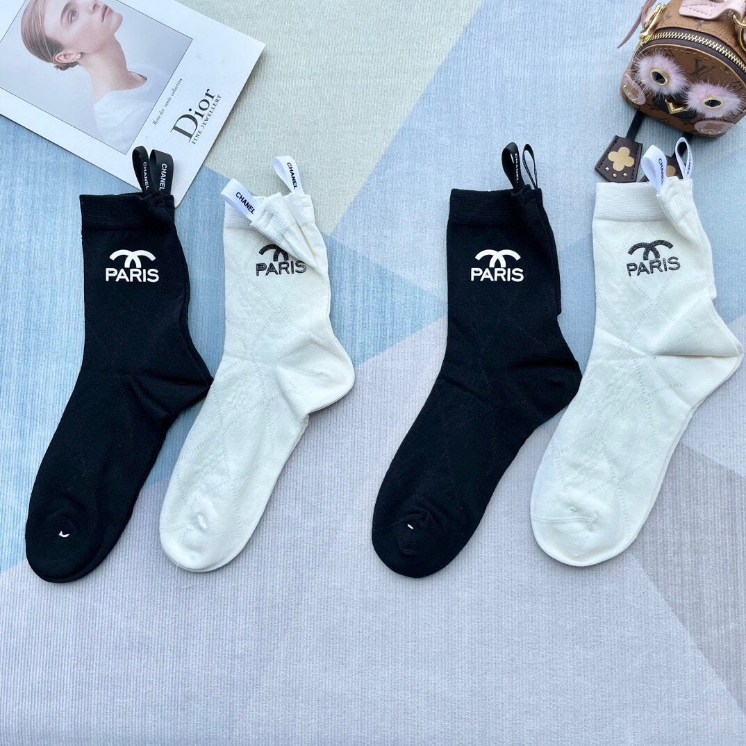 CHANEL LOW-CUT SOCKS 420750 (1 BOX )