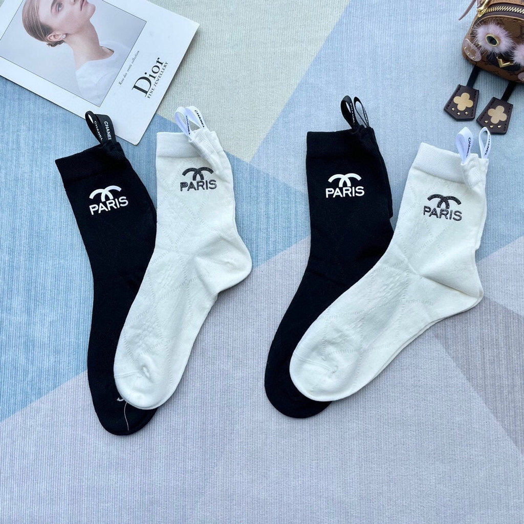 CHANEL LOW-CUT SOCKS 420750 (1 BOX )