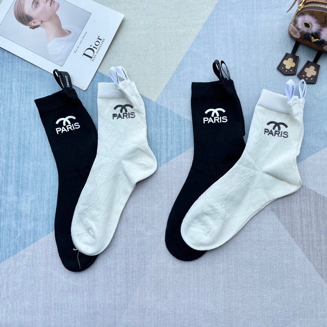 CHANEL LOW-CUT SOCKS 420750 (1 BOX )