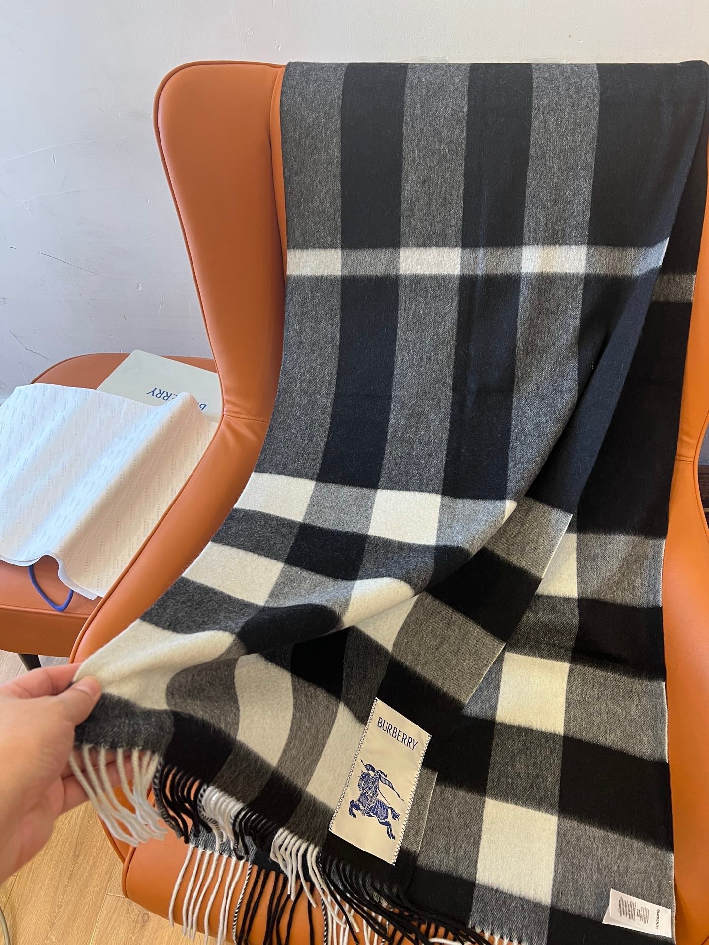 BBR SCARF 270 CM IN CASHMERE 492255