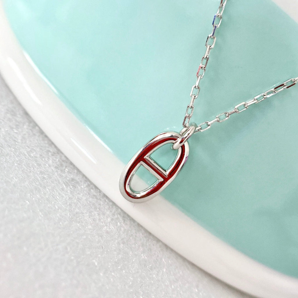 HERMES HM PIG NOSE NECKLACE