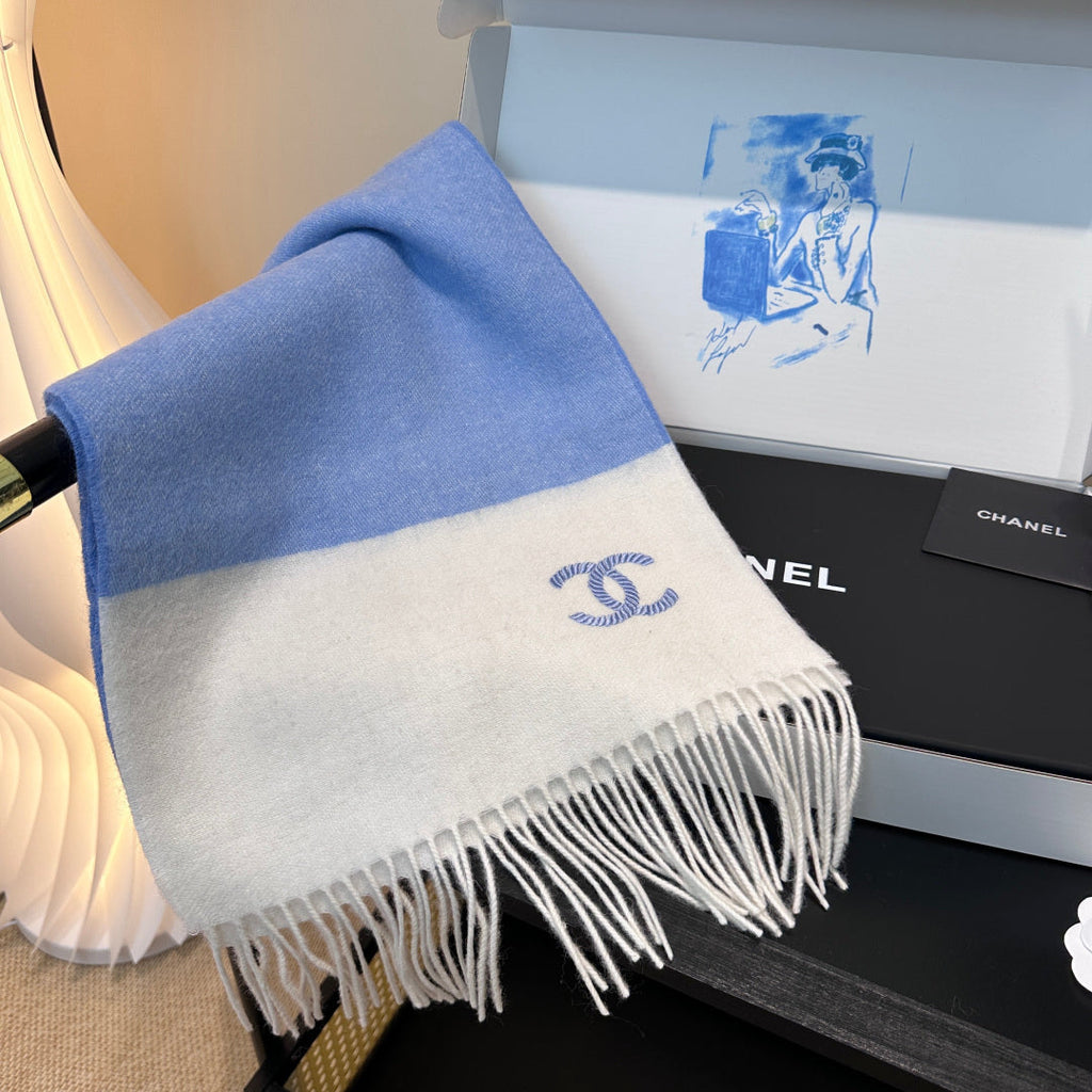 CHANEL 25S SCARF 180 IN CASHMERE 989815