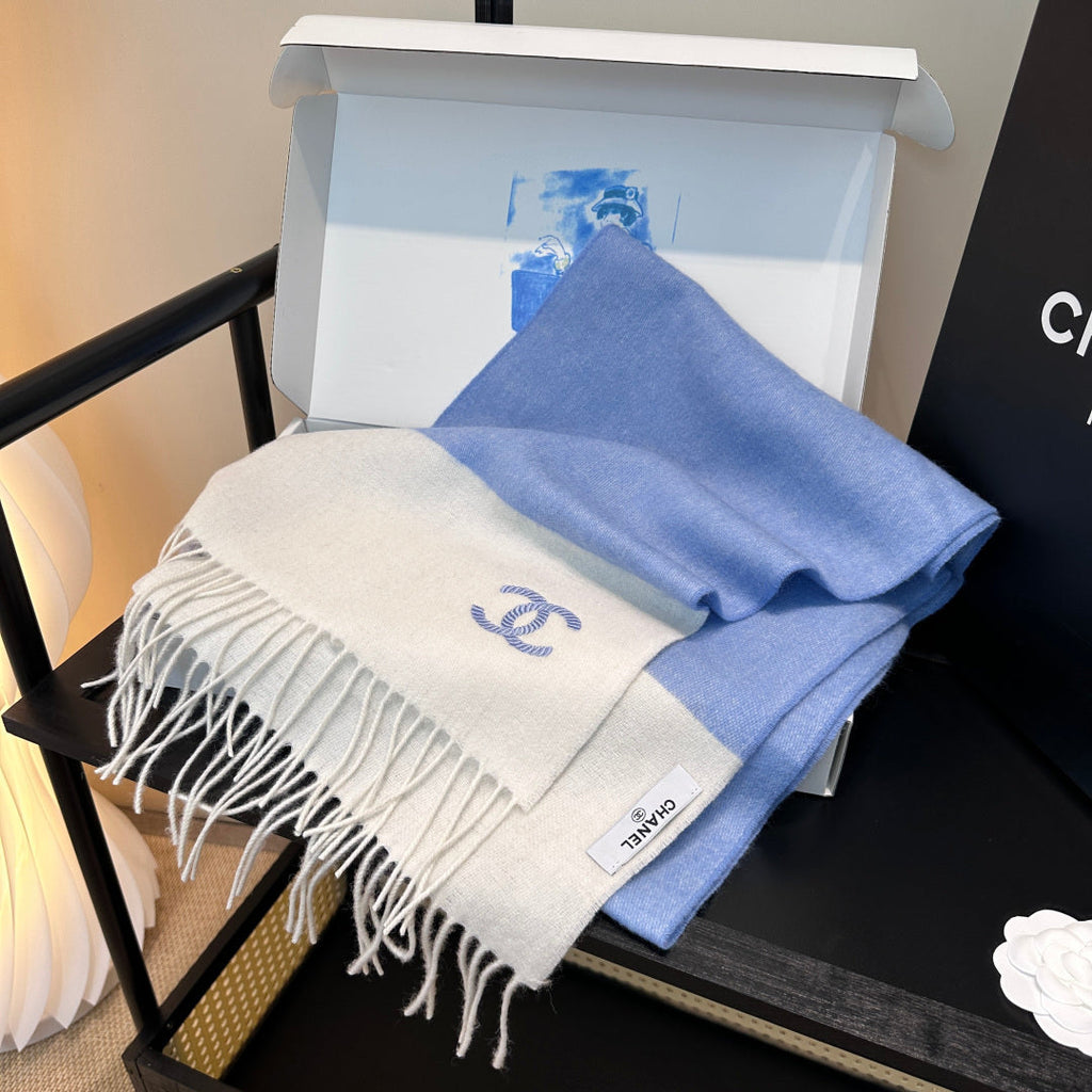 CHANEL 25S SCARF 180 IN CASHMERE 989815