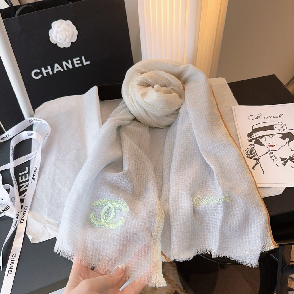 CHANEL 25S SCARF 200 CM IN CASHMERE 942961