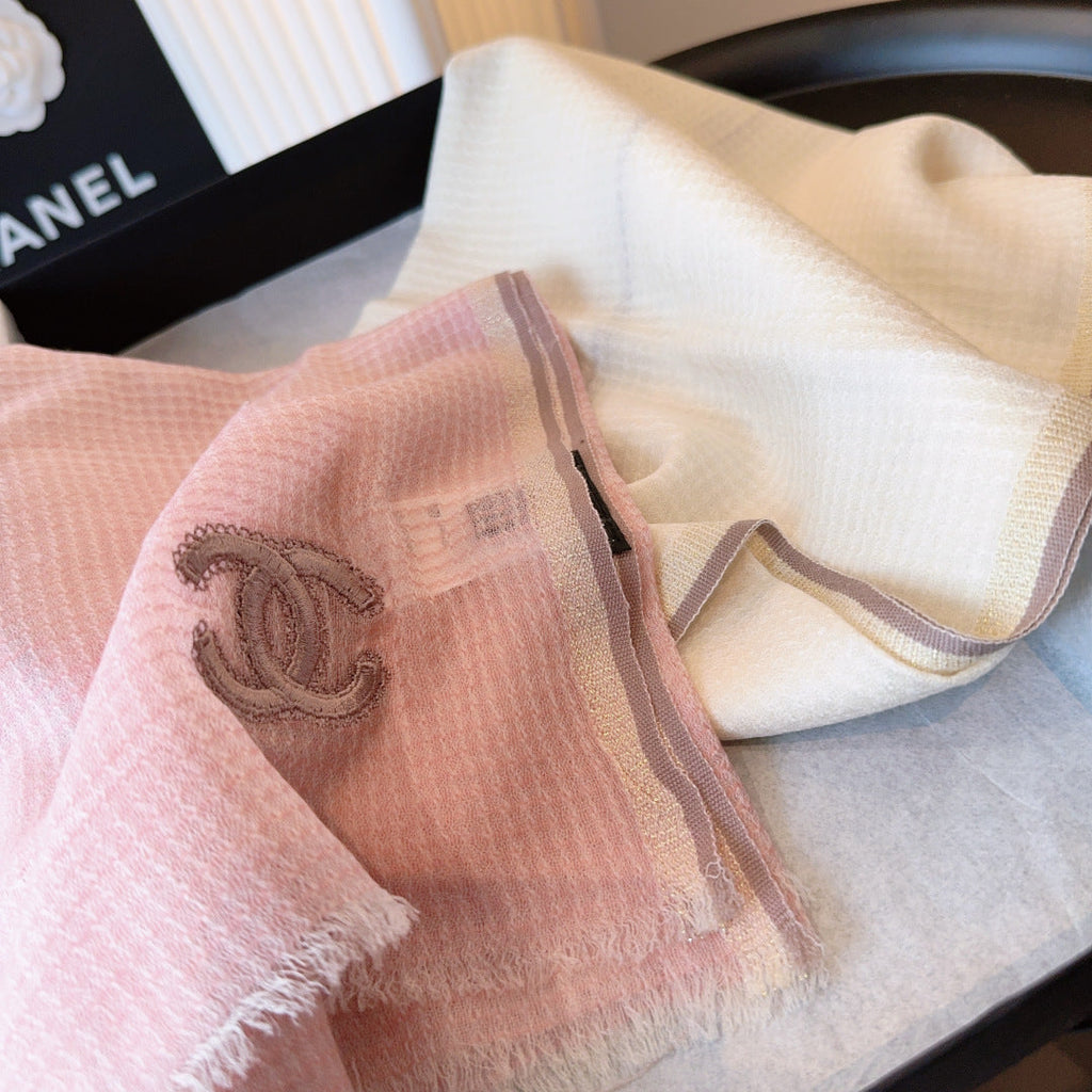 CHANEL 25S SCARF 200 CM IN CASHMERE 942962