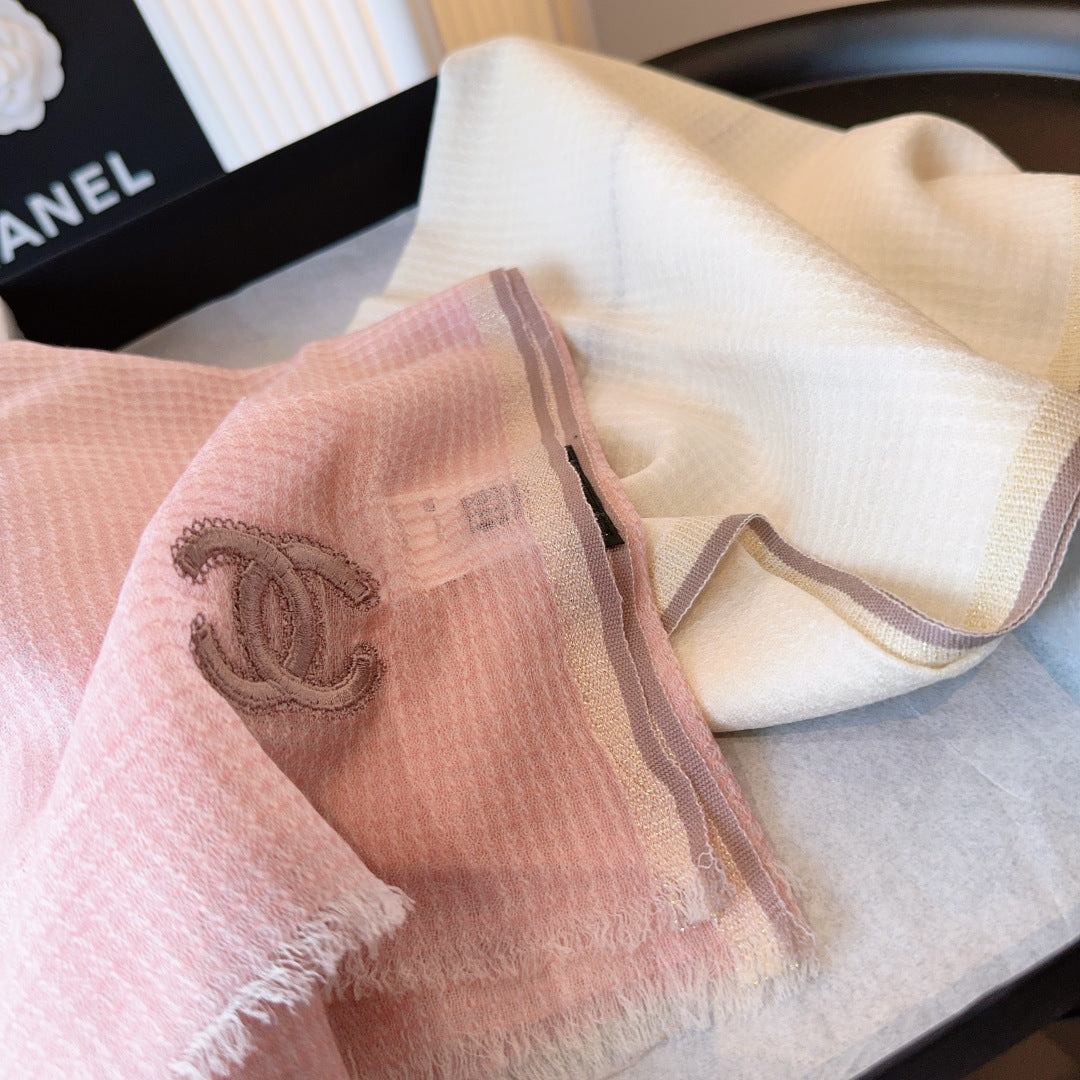 CHANEL 25S SCARF 200 CM IN CASHMERE 942962