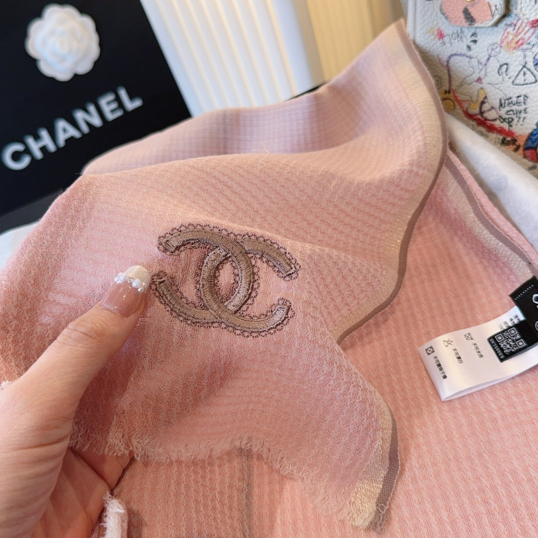 CHANEL 25S SCARF 200 CM IN CASHMERE 942962