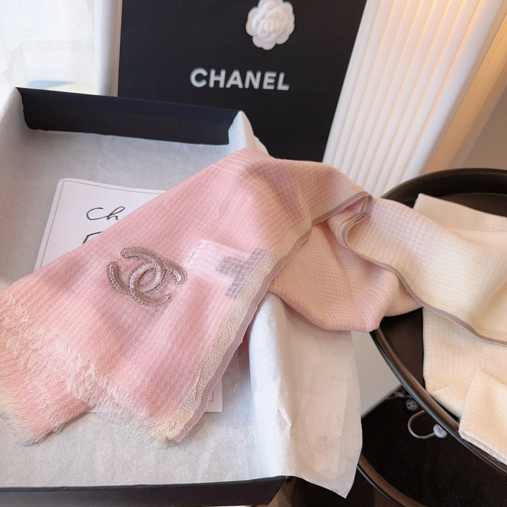 CHANEL 25S SCARF 200 CM IN CASHMERE 942962