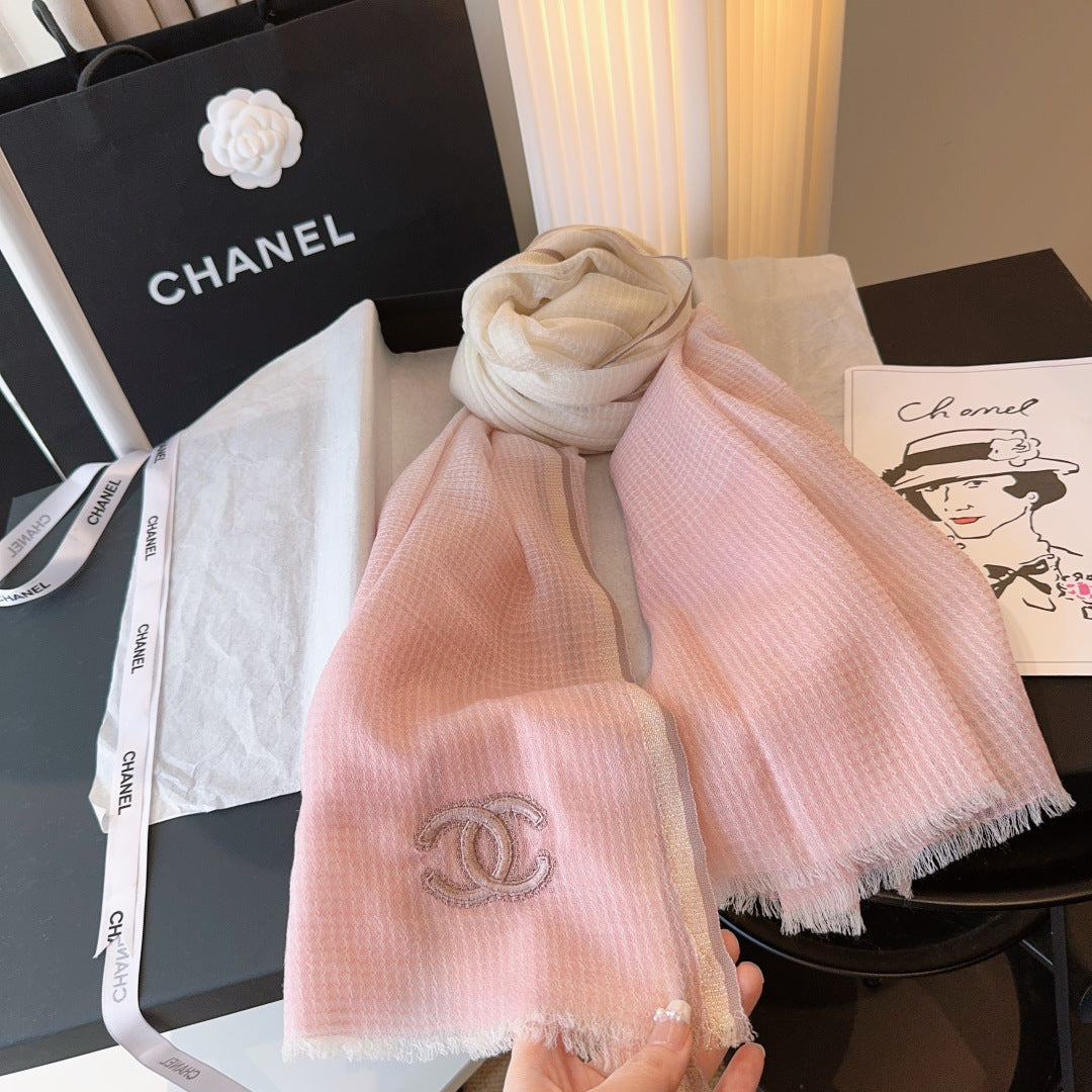 CHANEL 25S SCARF 200 CM IN CASHMERE 942962