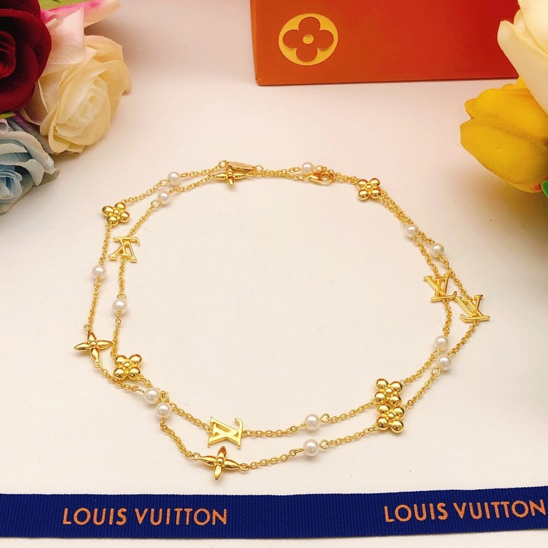 18K Louis Vuitton Idylle Blossom Monogram Necklace