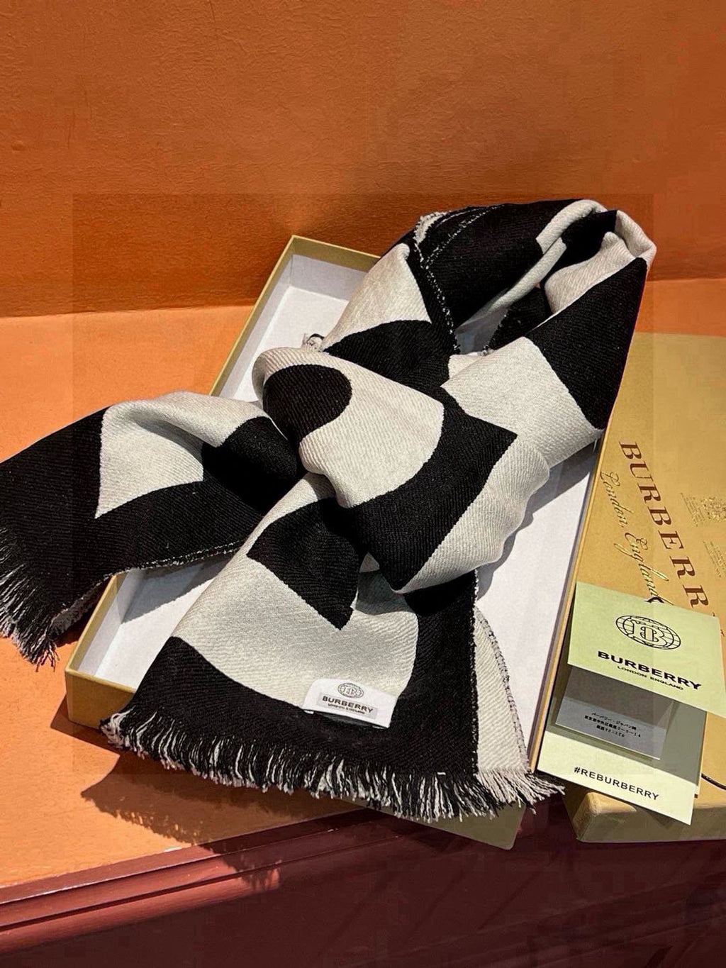 BBR SCARF 188 CM IN CASHMERE 551357