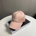 CELINE BASEBALL CAP MODEL 650710 IN LIGHT PINK COTTON