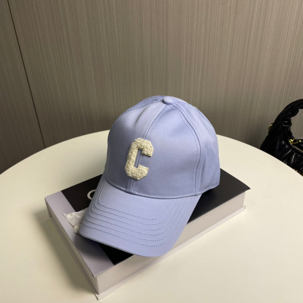 CELINE BASEBALL CAP MODEL 650714 IN LIGHT PURPLE COTTON