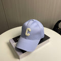 CELINE BASEBALL CAP MODEL 650714 IN LIGHT PURPLE COTTON