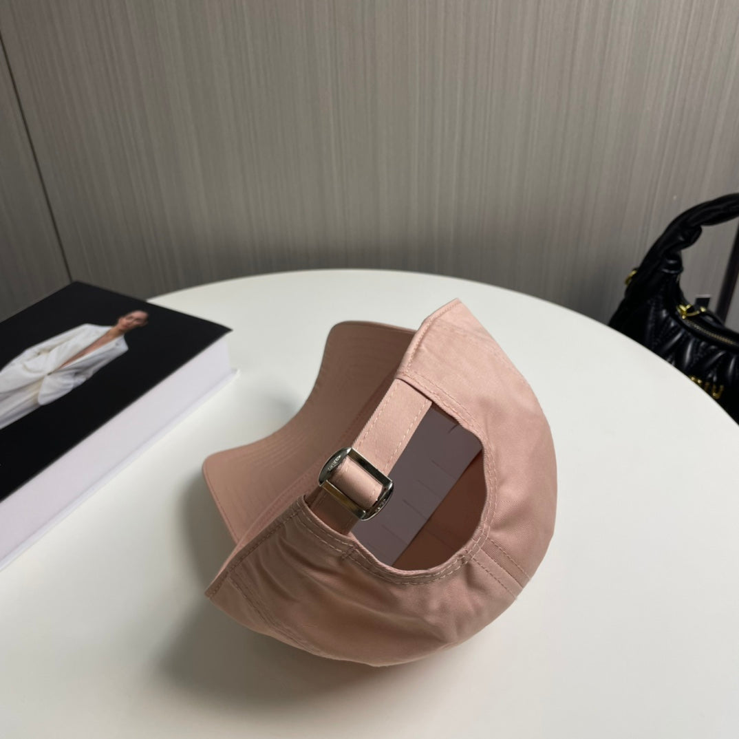 CELINE BASEBALL CAP MODEL 650715 IN LIGHT PINK COTTON