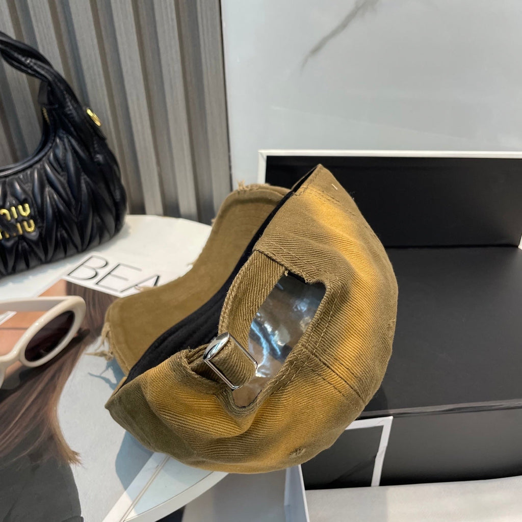 CHANEL BASEBALL HAT IN BROWN JEAN 672992