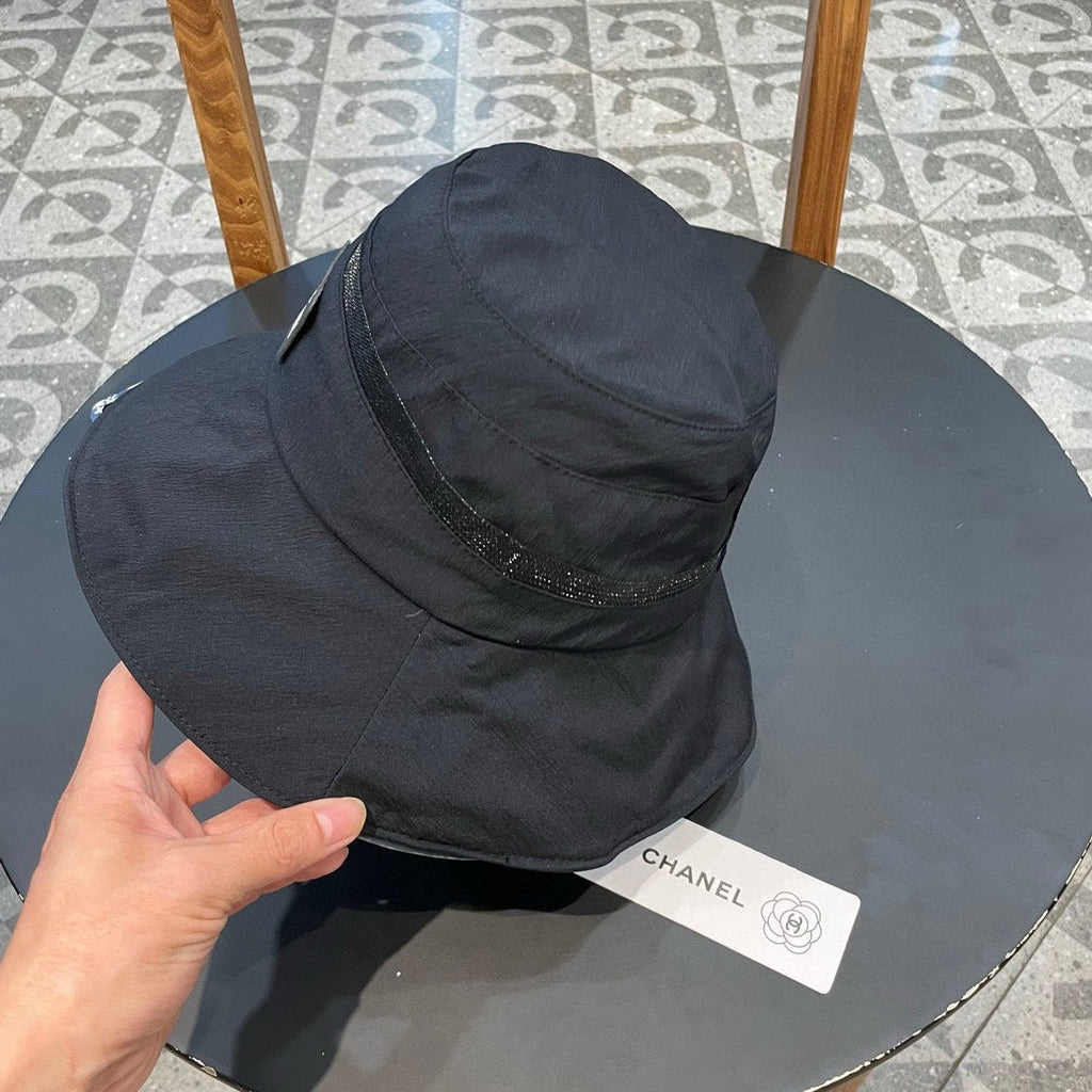CHANEL BUCKET HAT BLACK 430008