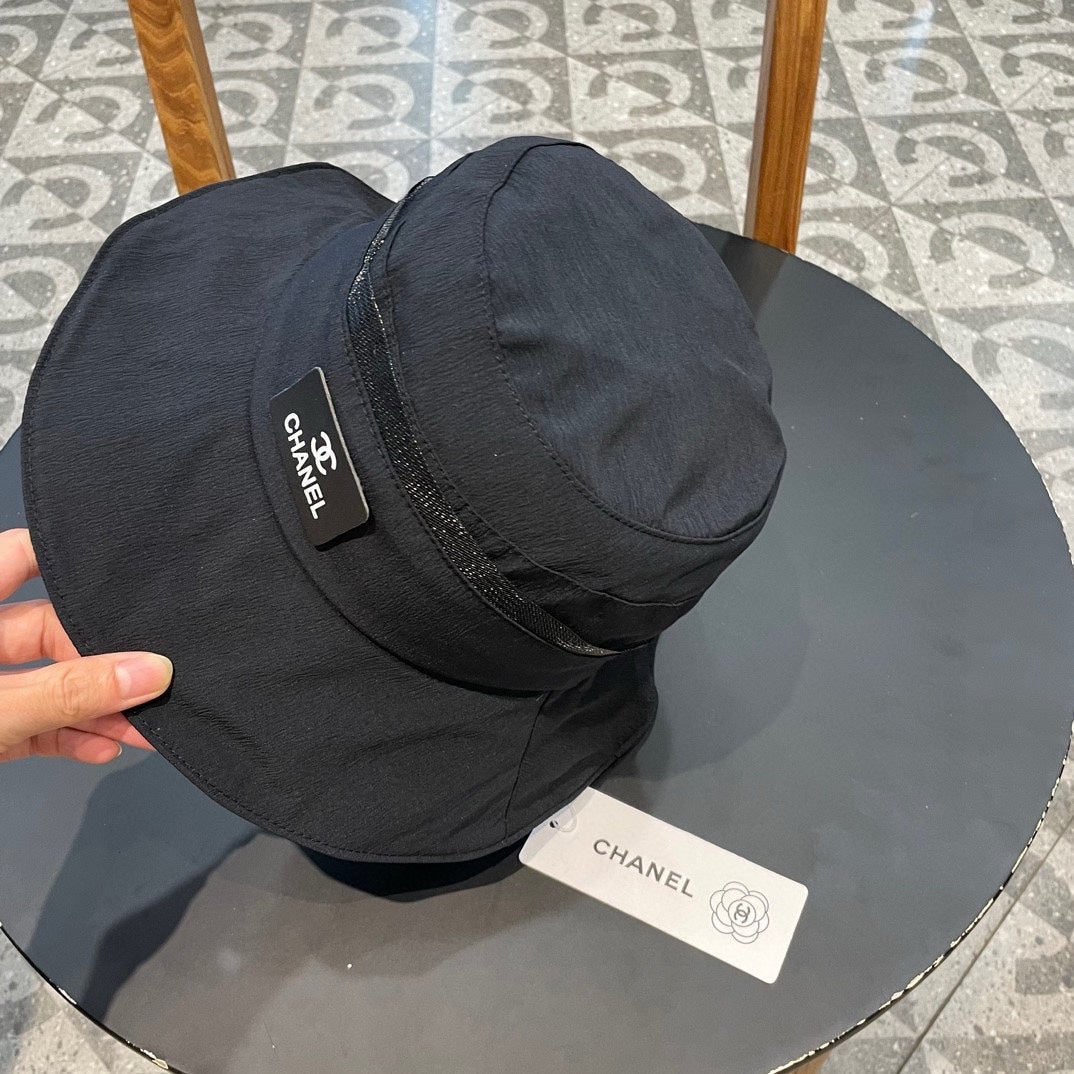 CHANEL BUCKET HAT BLACK 430008