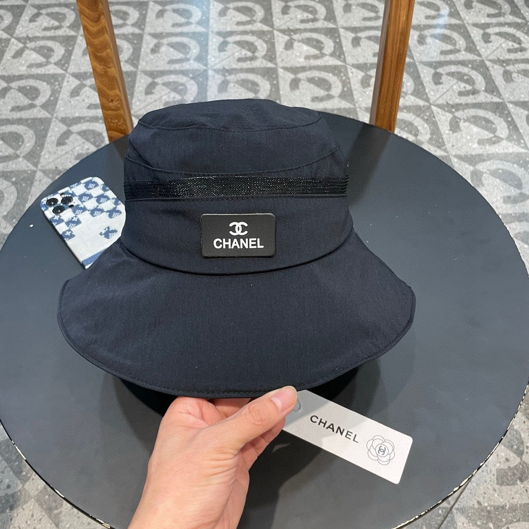 CHANEL BUCKET HAT BLACK 430008
