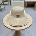 CELINE BUCKET HAT MODEL 650698 IN BEIGE FABRIC