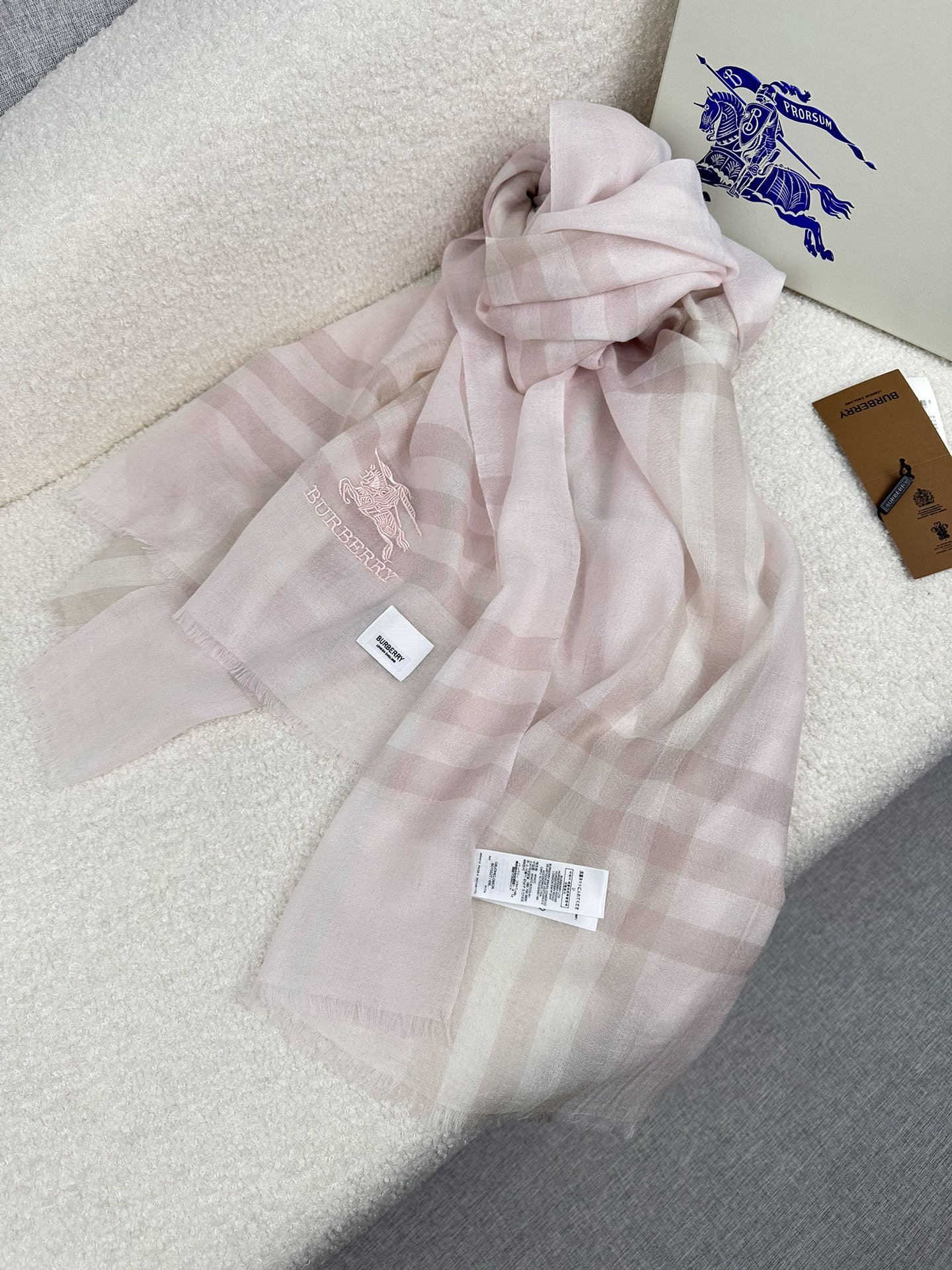BBR SCARF 220 CM IN CASHMERE 490972