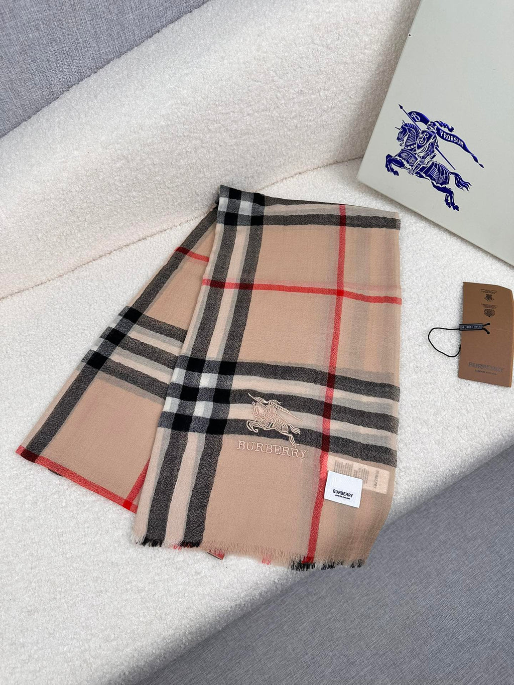 BBR SCARF 220 CM IN CASHMERE 490973