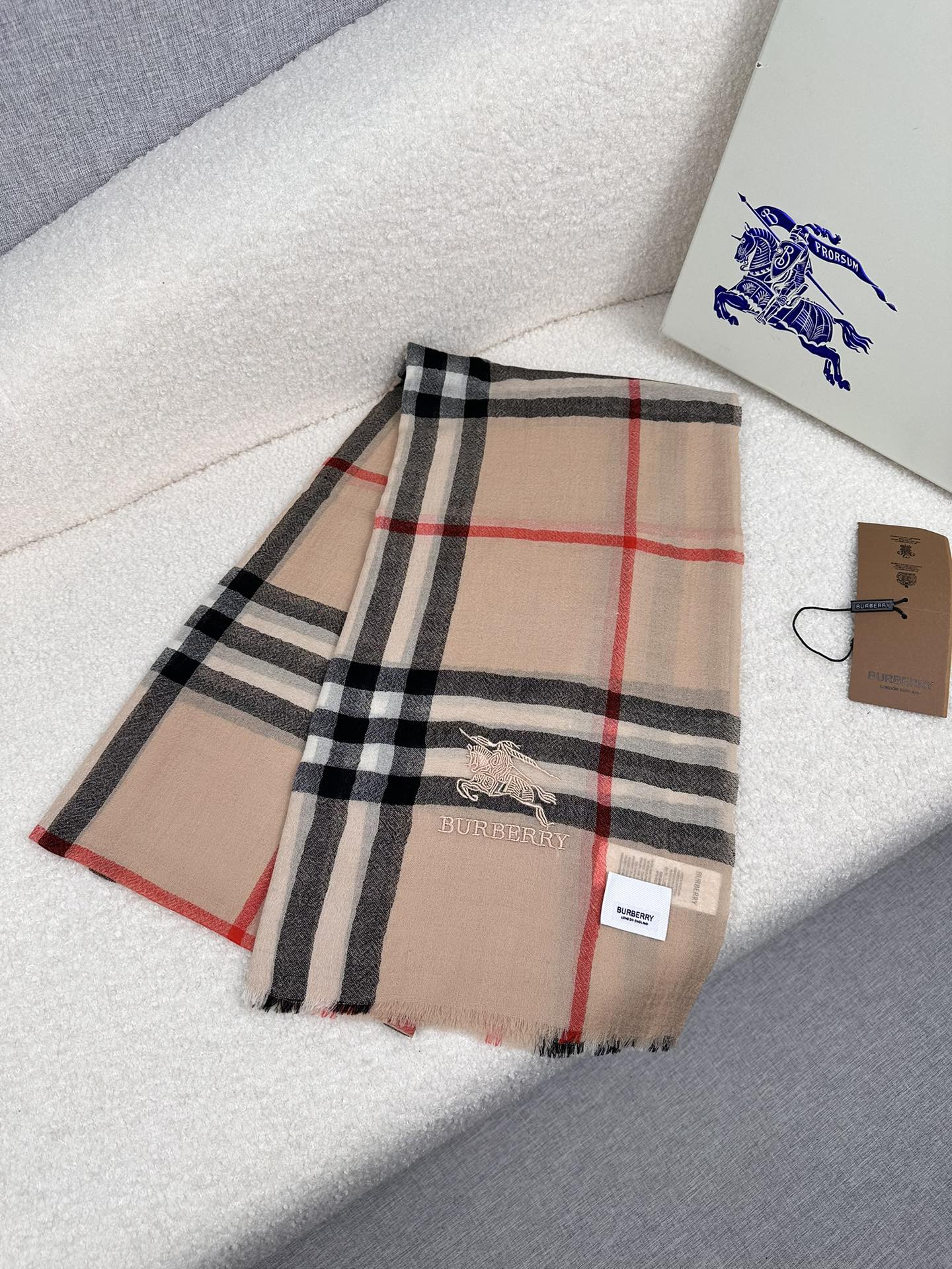 BBR SCARF 220 CM IN CASHMERE 490973