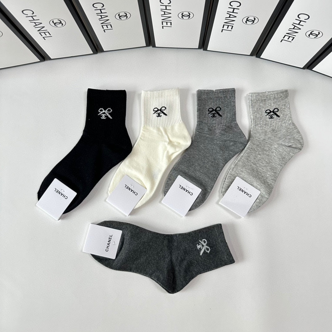 CHANEL LOW-CUT SOCKS 416111 ( 1 BOX )