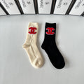 CHANEL CREW SOCKS 417483 ( 1 BOX )