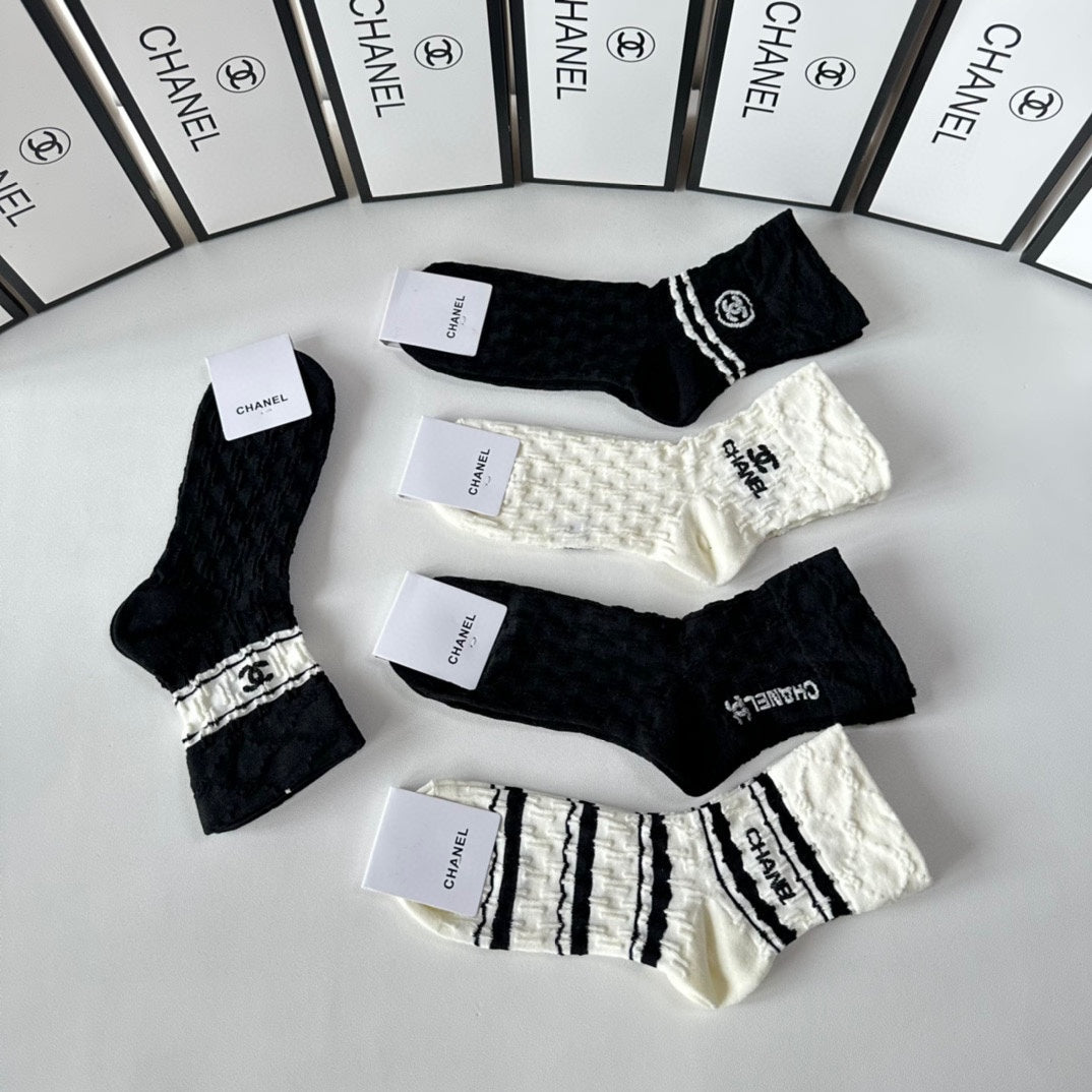 CHANEL LOW-CUT SOCKS 419034 (1 BOX )