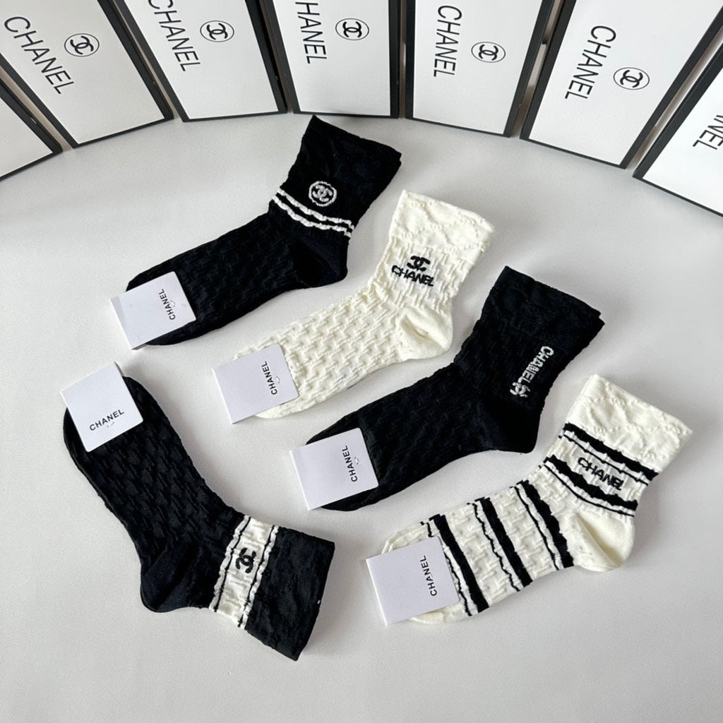 CHANEL LOW-CUT SOCKS 419034 (1 BOX )