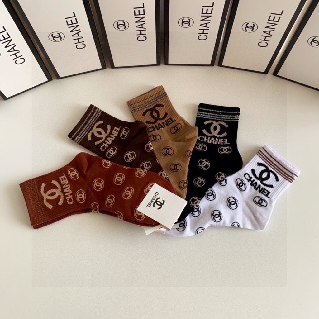 CHANEL LOW-CUT SOCKS 419035 (1 BOX )