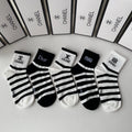 CHANEL LOW-CUT SOCKS 423830 (1 BOX)