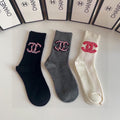CHANEL CREW SOCKS 423841 (1 BOX)