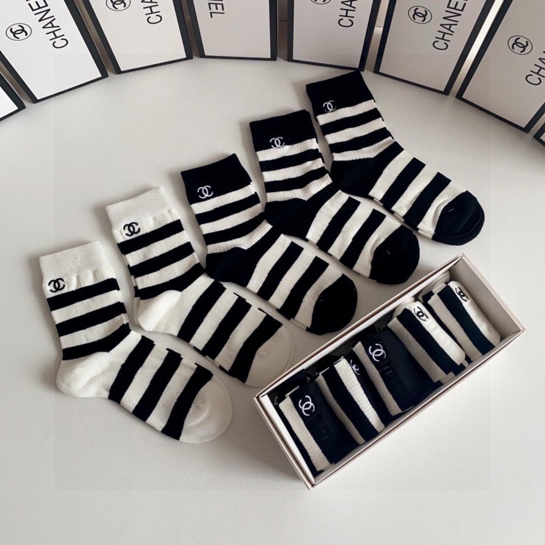 CHANEL LOW-CUT SOCKS 425654( 1 BOX )