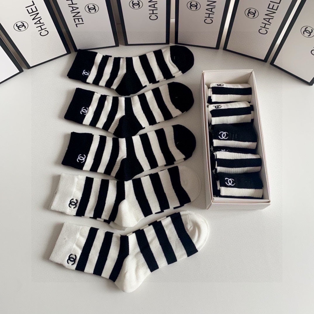 CHANEL LOW-CUT SOCKS 425654( 1 BOX )