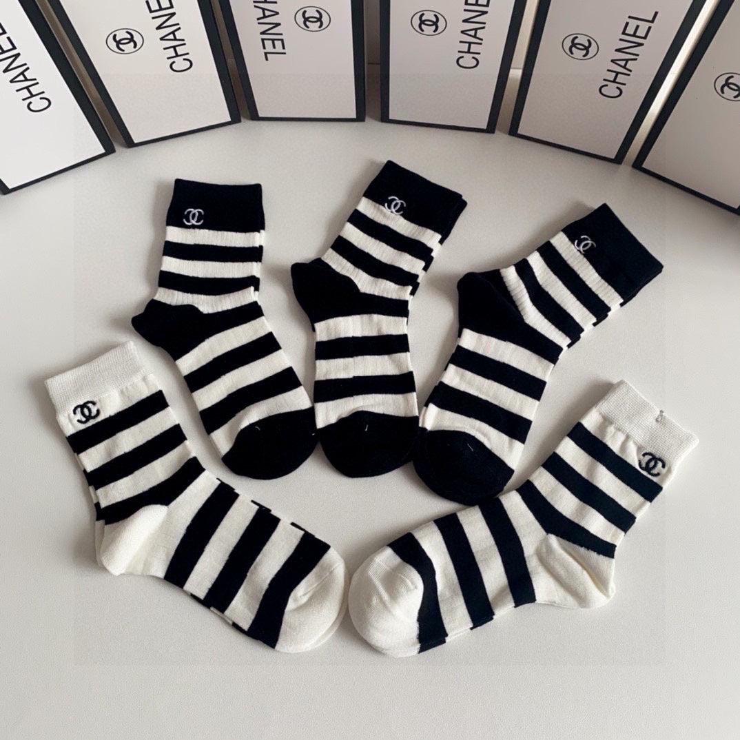 CHANEL LOW-CUT SOCKS 425654( 1 BOX )