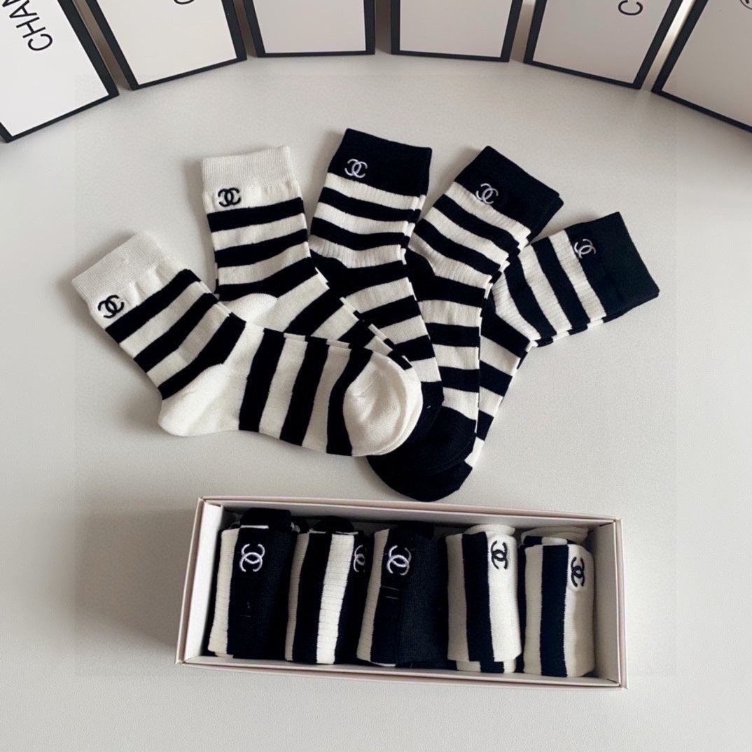 CHANEL LOW-CUT SOCKS 425654( 1 BOX )