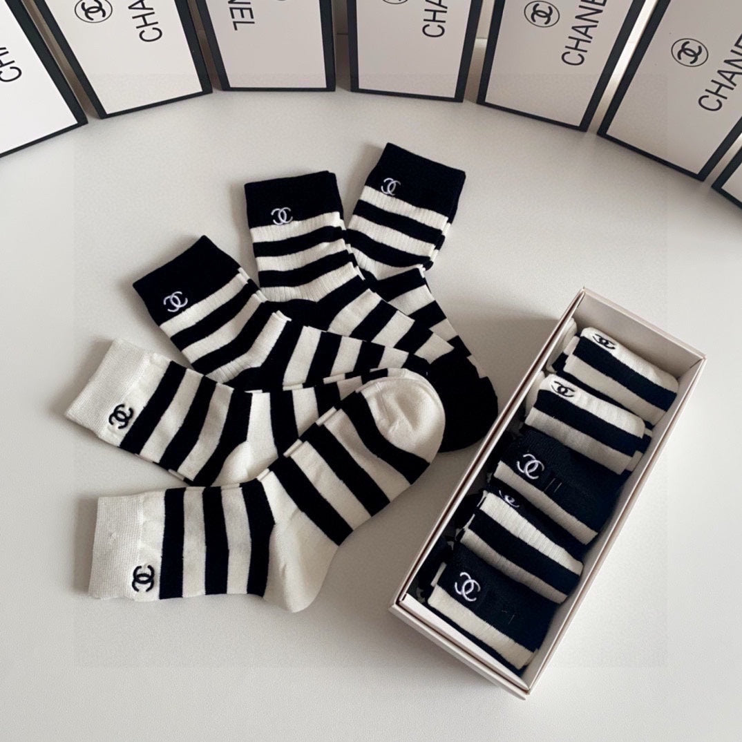 CHANEL LOW-CUT SOCKS 425654( 1 BOX )