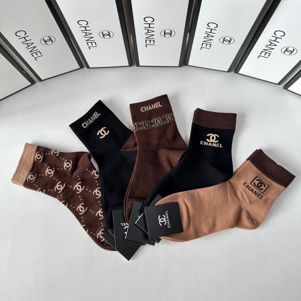 CHANEL LOW-CUT SOCKS 425662 ( 1 BOX )